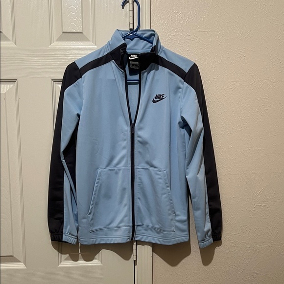 Nike Light Blue and Dark Gray Windbreaker - Picture 4 of 6